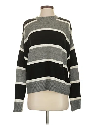 Pre-owned Divided By H&m Pullover Sweater In Gray