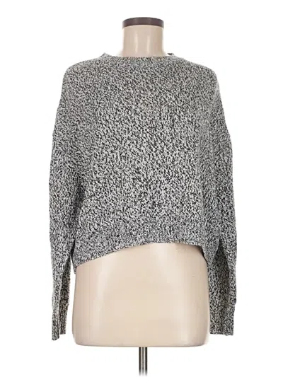 Pre-owned Divided By H&m Pullover Sweater In Gray