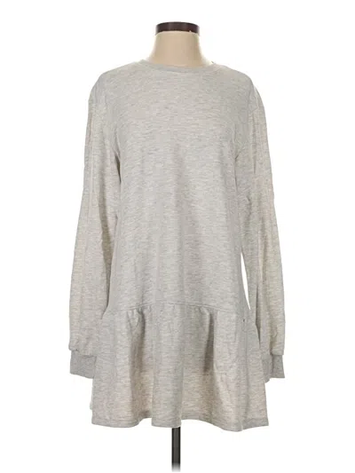Pre-owned Divided By H&m Pullover Sweater In Gray