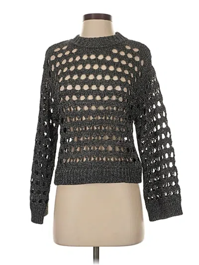 Pre-owned Divided By H&m Pullover Sweater In Gray