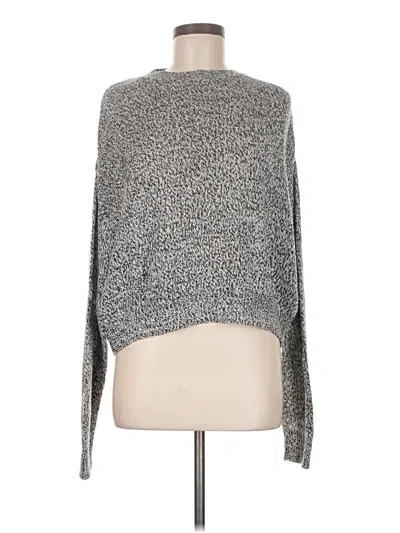 Pre-owned Divided By H&m Pullover Sweater In Gray