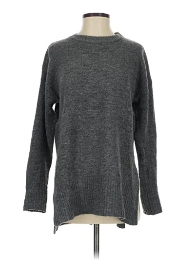 Pre-owned Divided By H&m Pullover Sweater In Gray