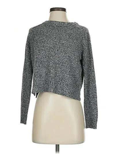 Pre-owned Divided By H&m Pullover Sweater In Gray