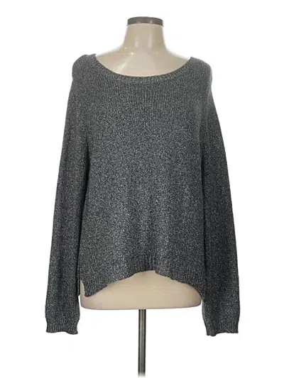 Pre-owned Divided By H&m Pullover Sweater In Gray