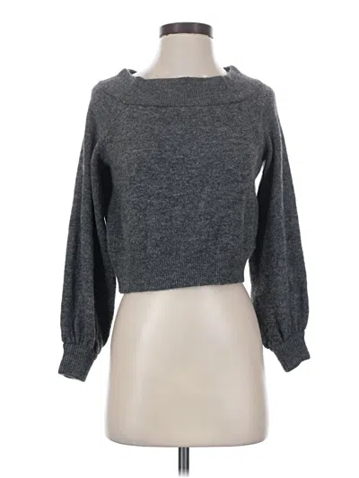 Pre-owned Divided By H&m Pullover Sweater In Gray