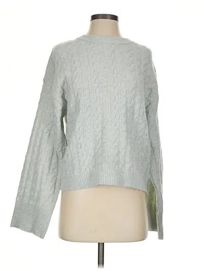 Pre-owned Divided By H&m Pullover Sweater In Green