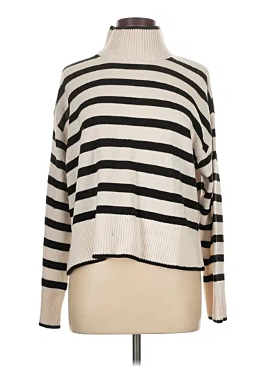 Pre-owned Divided By H&m Pullover Sweater In Ivory