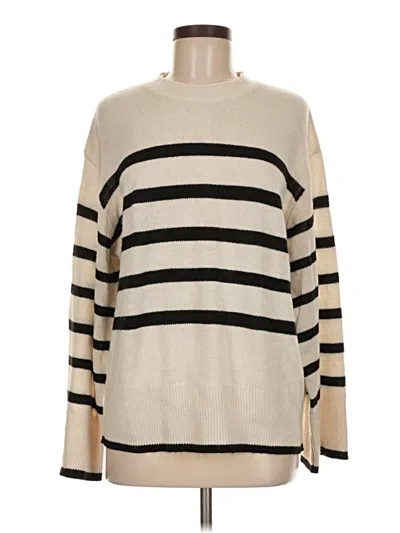 Pre-owned Divided By H&m Pullover Sweater In Ivory