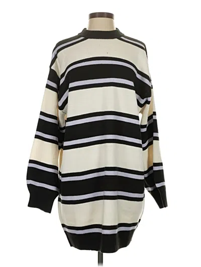 Pre-owned Divided By H&m Pullover Sweater In Ivory