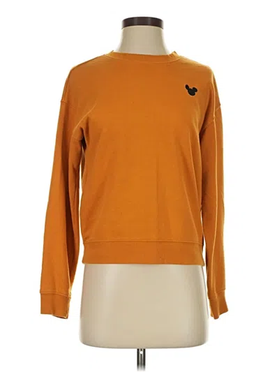Pre-owned Divided By H&m Pullover Sweater In Orange