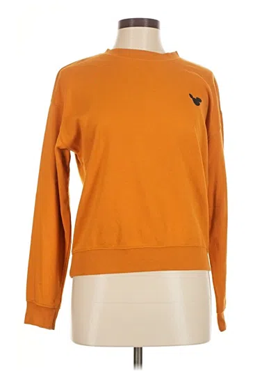 Pre-owned Divided By H&m Pullover Sweater In Orange