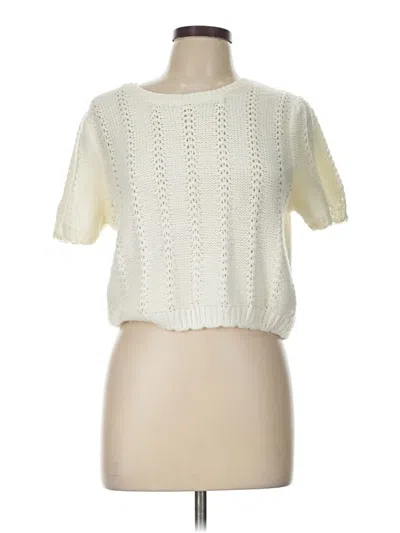 Pre-owned Divided By H&m Pullover Sweater In Pink