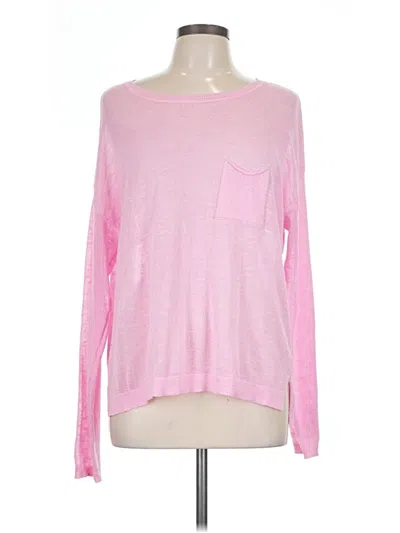 Pre-owned Divided By H&m Pullover Sweater In Pink