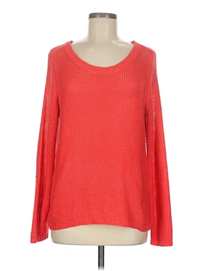 Pre-owned Divided By H&m Pullover Sweater In Red