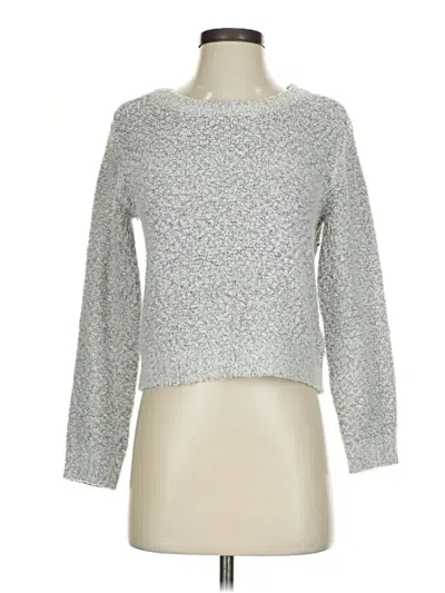Pre-owned Divided By H&m Pullover Sweater In Silver