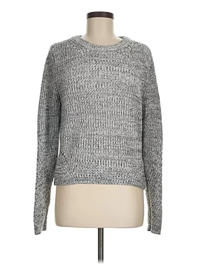 Pre-owned Divided By H&m Pullover Sweater In Silver