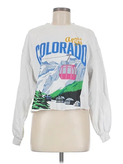 Pre-owned Divided By H&m Pullover Sweater In Silver