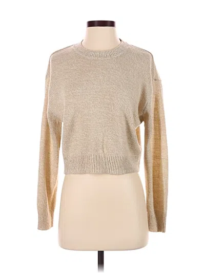 Pre-owned Divided By H&m Pullover Sweater In Tan