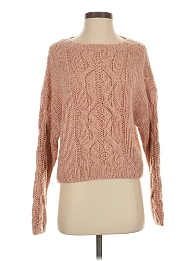 Pre-owned Divided By H&m Pullover Sweater In Tan