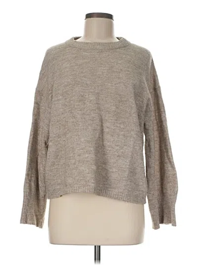 Pre-owned Divided By H&m Pullover Sweater In Tan