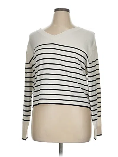 Divided By H&m Pullover Sweater In White