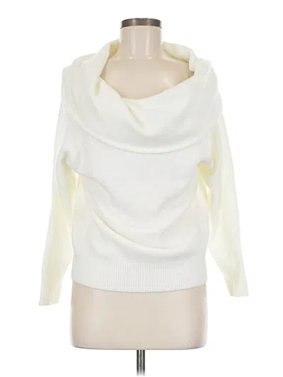 Pre-owned Divided By H&m Pullover Sweater In White