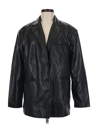 Pre-owned Divided By H&m Raincoat In Black