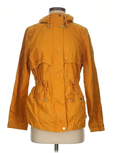 Pre-owned Divided By H&m Raincoat In Orange