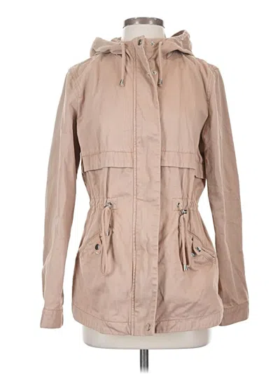 Pre-owned Divided By H&m Raincoat In Tan