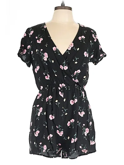 Pre-owned Divided By H&m Romper In Black