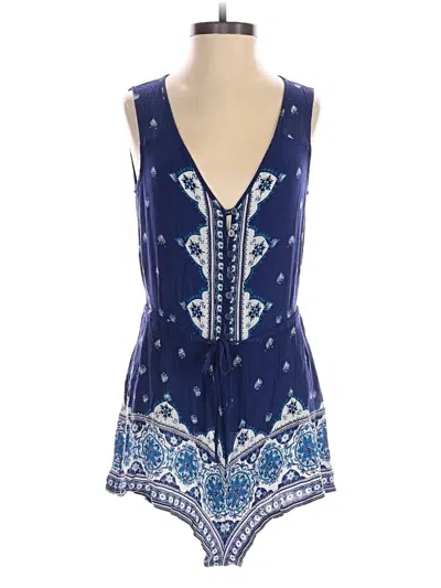 Pre-owned Divided By H&m Romper In Blue
