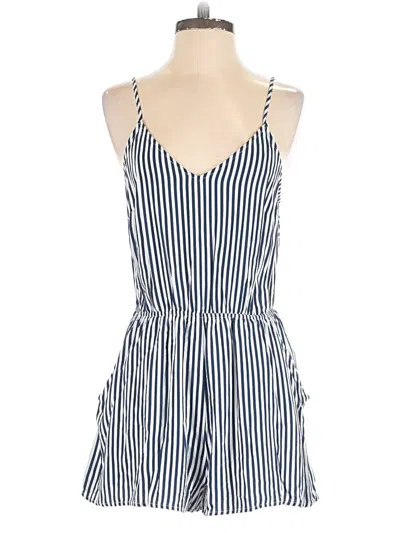 Pre-owned Divided By H&m Romper In Blue