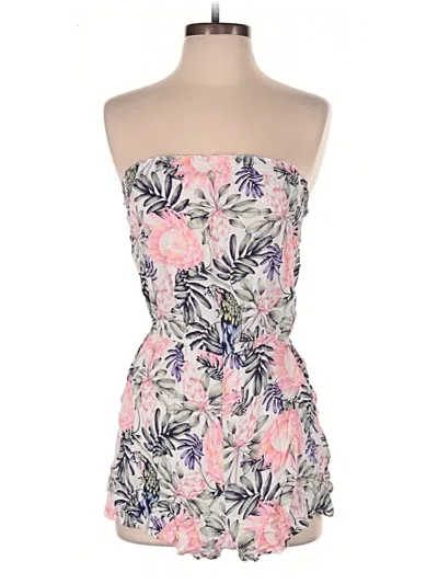 Pre-owned Divided By H&m Romper In Pink
