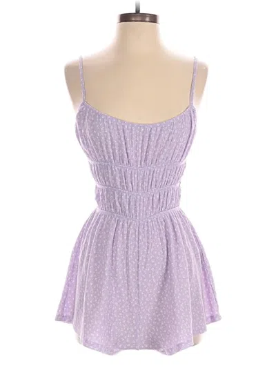 Pre-owned Divided By H&m Romper In Purple