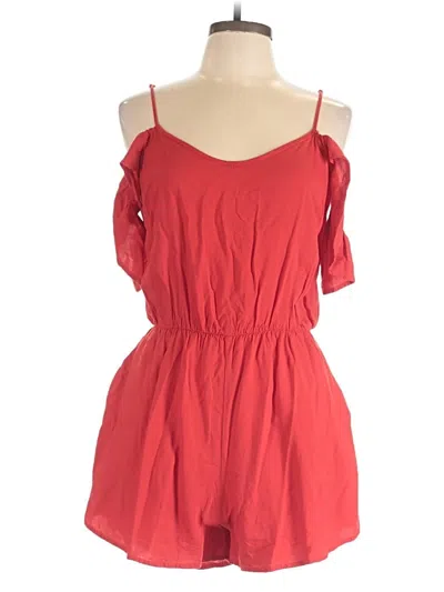 Pre-owned Divided By H&m Romper In Red