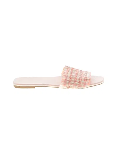 Pre-owned Divided By H&m Sandals In Pink