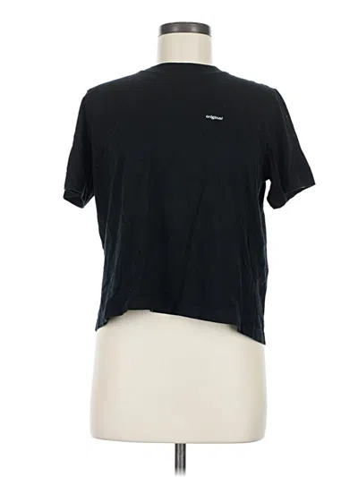Pre-owned Divided By H&m Short Sleeve T-shirt In Black