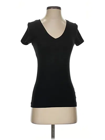 Pre-owned Divided By H&m Short Sleeve T-shirt In Black
