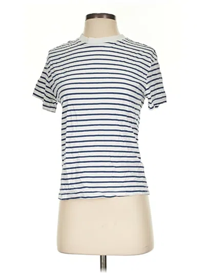 Pre-owned Divided By H&m Short Sleeve T-shirt In Blue