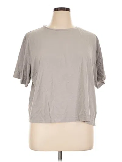 Pre-owned Divided By H&m Short Sleeve T-shirt In Gray