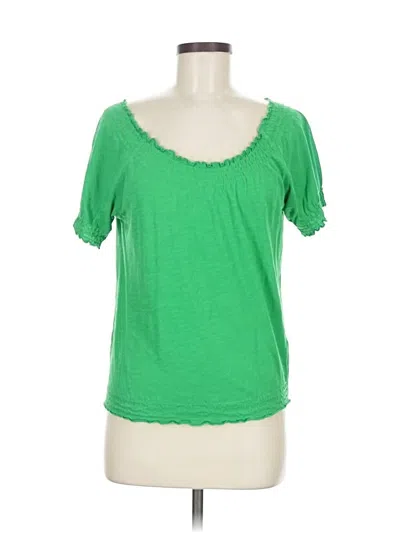 Pre-owned Divided By H&m Short Sleeve T-shirt In Green