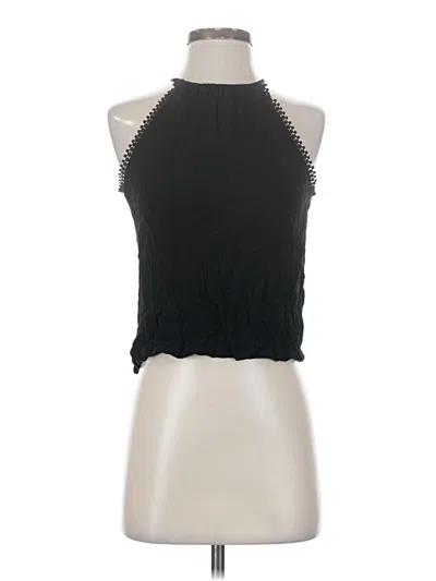Pre-owned Divided By H&m Sleeveless Blouse In Black