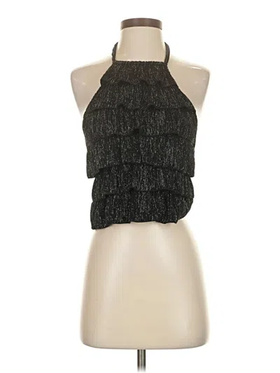 Pre-owned Divided By H&m Sleeveless Blouse In Black