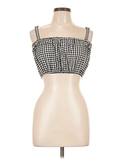 Pre-owned Divided By H&m Sleeveless Blouse In Black
