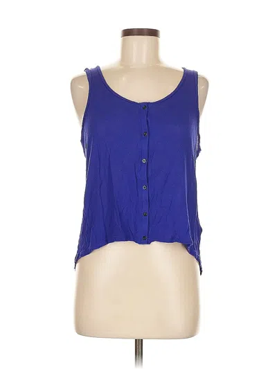 Pre-owned Divided By H&m Sleeveless Blouse In Blue