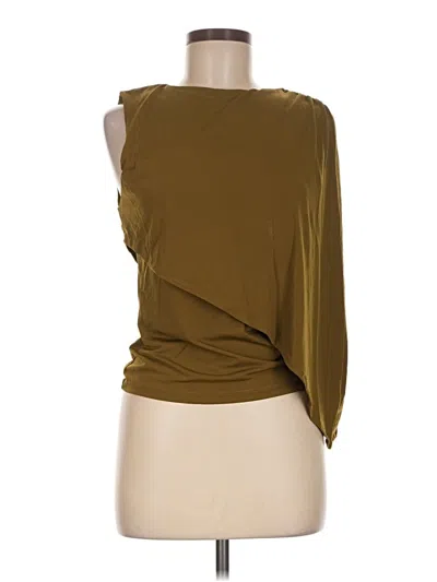 Pre-owned Divided By H&m Sleeveless Blouse In Brown