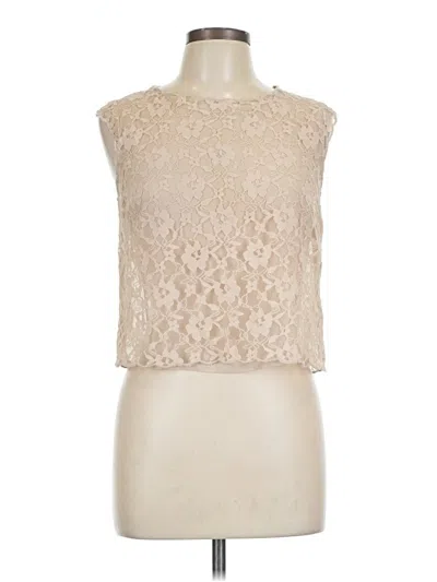 Pre-owned Divided By H&m Sleeveless Blouse In Ivory