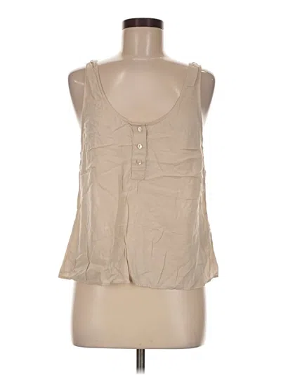 Pre-owned Divided By H&m Sleeveless Blouse In Tan