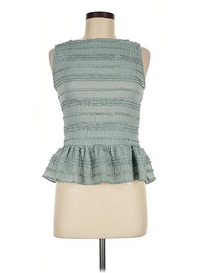 Pre-owned Divided By H&m Sleeveless Blouse In Teal