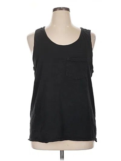 Pre-owned Divided By H&m Sleeveless T-shirt In Black